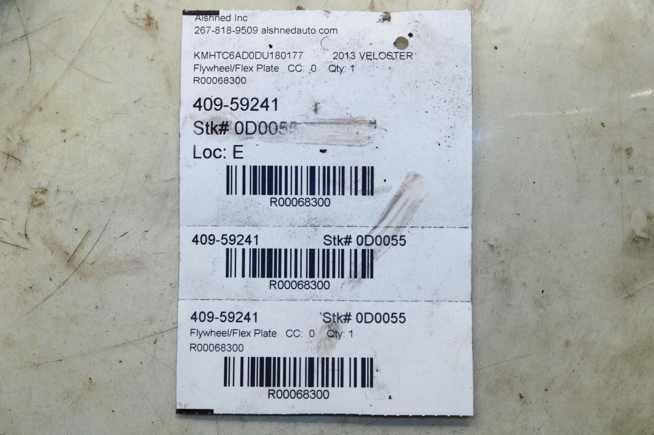 2013-17 Hyundai Veloster Base 1.6L FWD MT Engine Flywheel Flexplate 23200-2B020 - Alshned Auto Parts