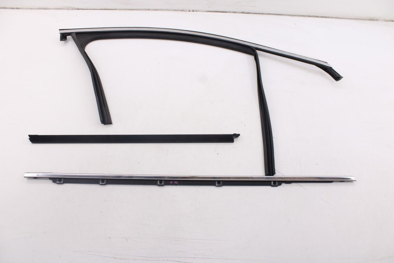 2019-2023 Hyundai Santa Fe SEL Front Right Door Run Channel w/ Belt Weatherstrip0