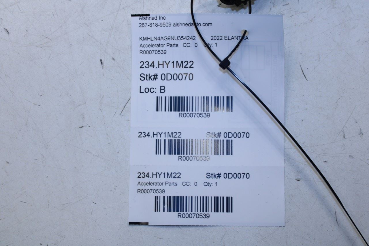 2021-2023 Hyundai Elantra SEL 2.0L FWD Accelerator Throttle Gas Pedal Sensor - Alshned Auto Parts
