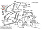 13-20 Lexus GS350 Front RH and LH Body A-Pillar Upper Reinforced Fender Brackets - Alshned Auto Parts