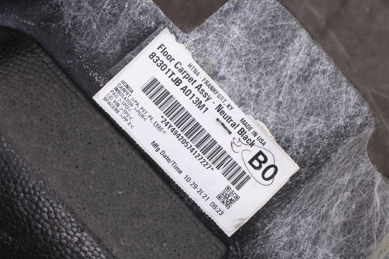2019-2025 Acura RDX SH-AWD 2.0L AWD Front Rear Interior Floor Carpet Liner Mat - Alshned Auto Parts