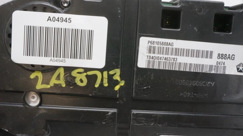 2014-15 Jeep Cherokee Speedometer Gauge Instrument Cluster 8K Mileage 68105888AG - Alshned Auto Parts