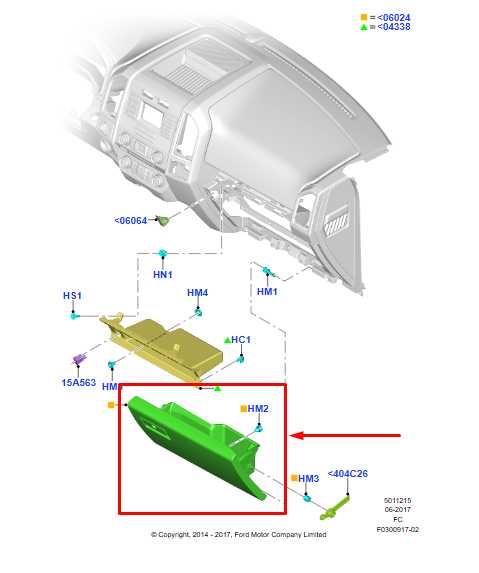 2015-2020 Ford F150 XL Glove Box Storage Compartment GL3Z-15060T10-BX OEM - Alshned Auto Parts