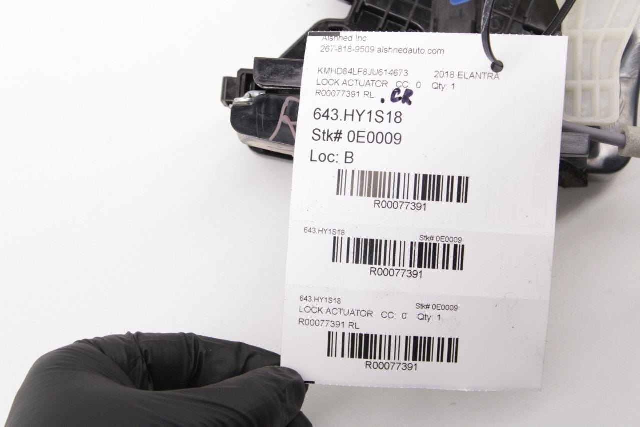 2017-20 Hyundai Elantra Value Edition Rear Left Door Lock Latch Actuator *ReaD* - Alshned Auto Parts