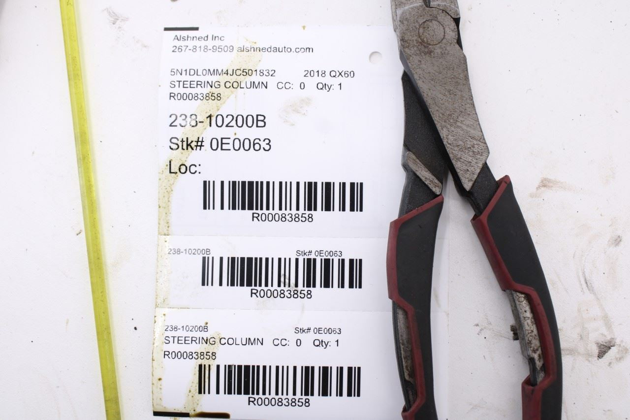 2017-2020 Infiniti QX60 3.5L AWD Steering Column Assembly 48810-3JA1D OEM14