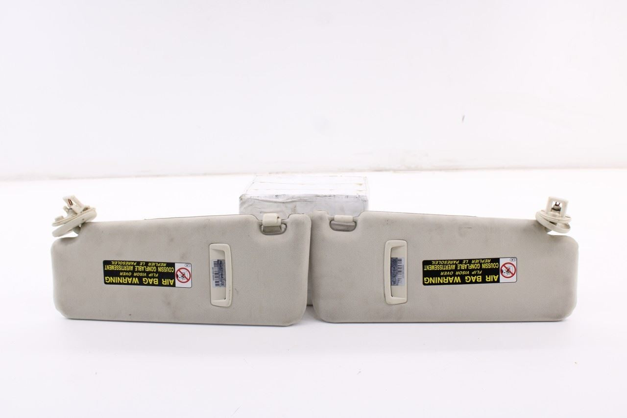 08-13 Lexus IS250 Front Right and Left Side Sun Visor Set w/ Illuminated Mirror5