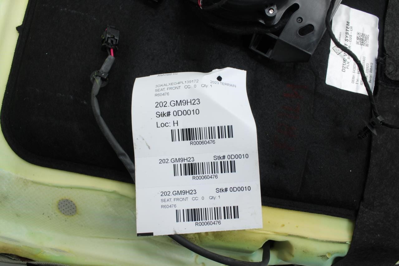 18-24 GMC Terrain Denali Front Left Seat Lower Cushion w/ Blower Motor 84382833 - Alshned Auto Parts