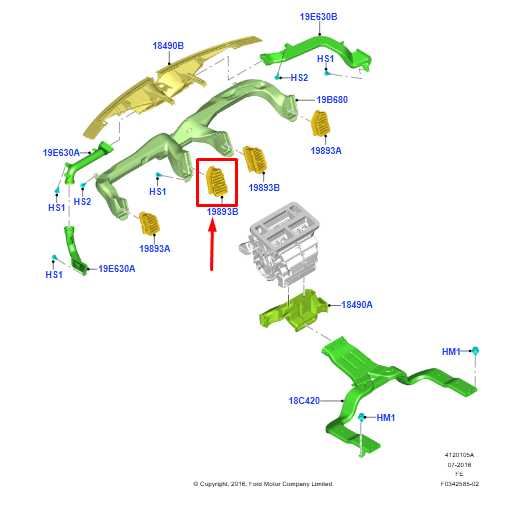 2015-2020 Ford F150 XL Front LH Dash Air Vent Grille w/ Trim Cover FL3Z-19893-AP - Alshned Auto Parts