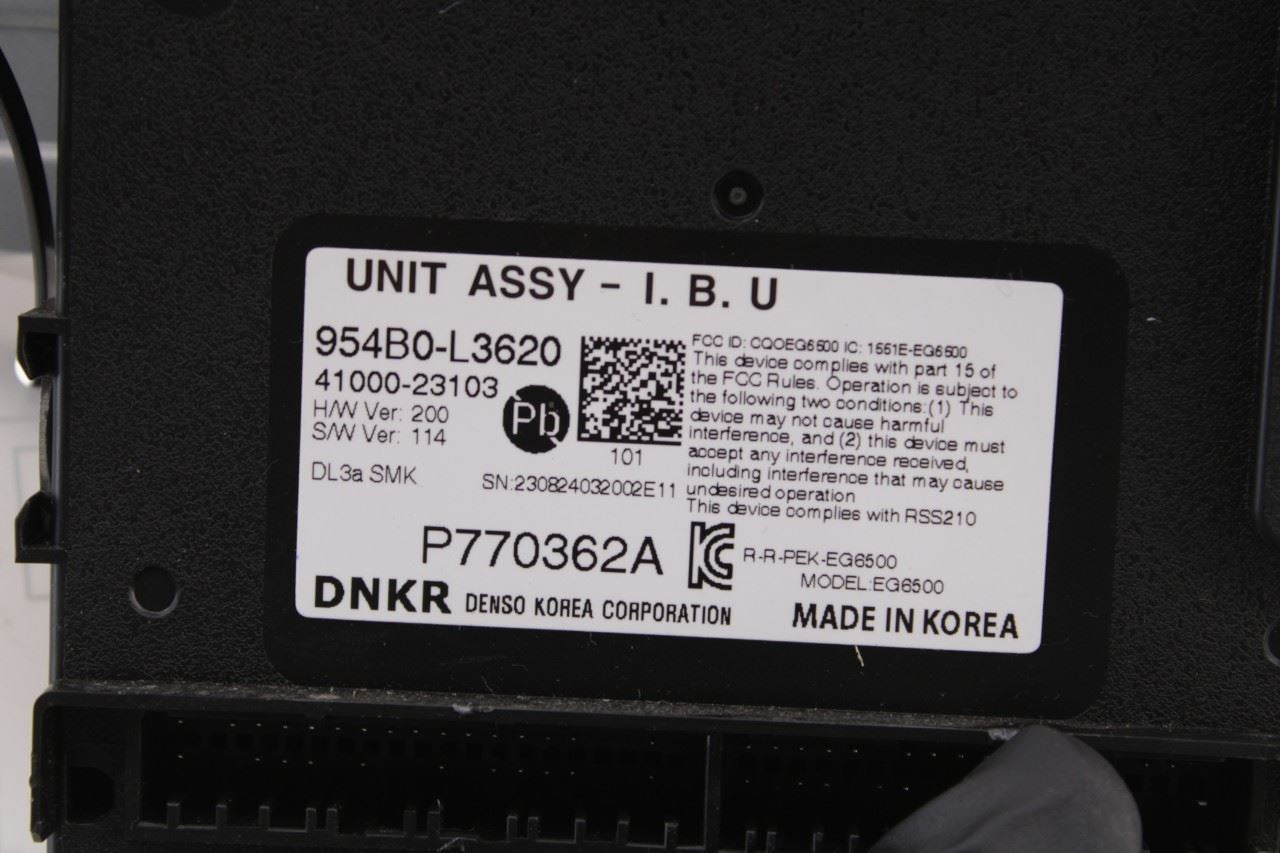 2021-2024 Kia K5 GT-Line Body Computer Control Module BCM BCU 954B0-L3620 OEM - Alshned Auto Parts