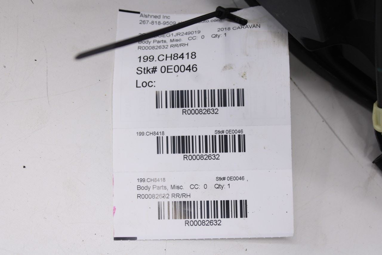 08-20 Dodge Grand Caravan Rear Right Door Window Regulator w/ Carrier and Motor17