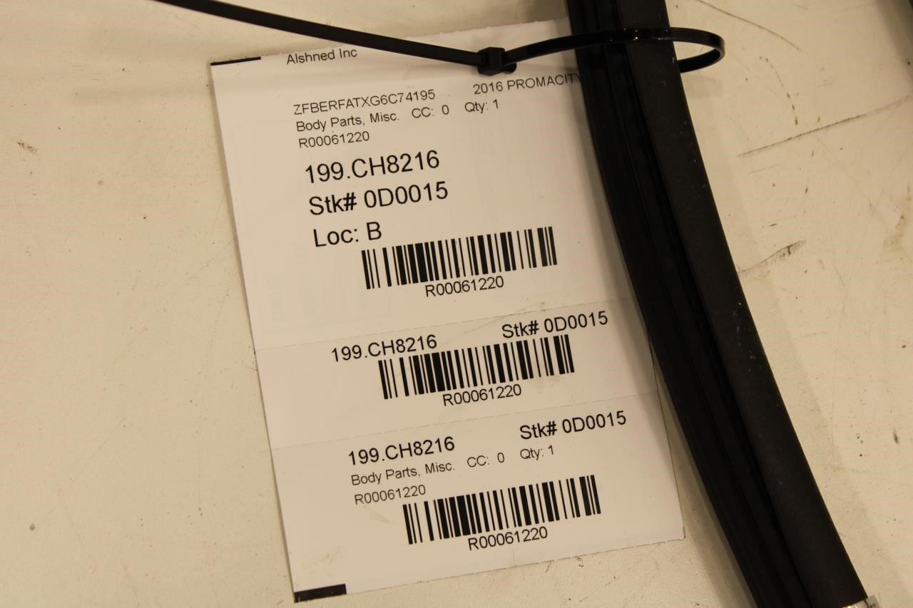 2015-2022 Ram ProMaster City Front Left Driver Side Door Weatherstrip 68338438AA - Alshned Auto Parts