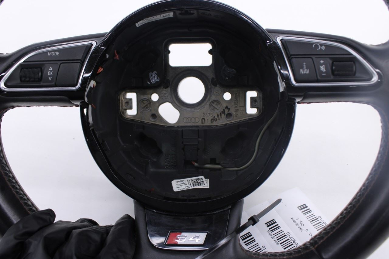2013-14 Audi S4 Premium Plus 3.0L AWD Steering Wheel Leather w/ Control Buttons - Alshned Auto Parts