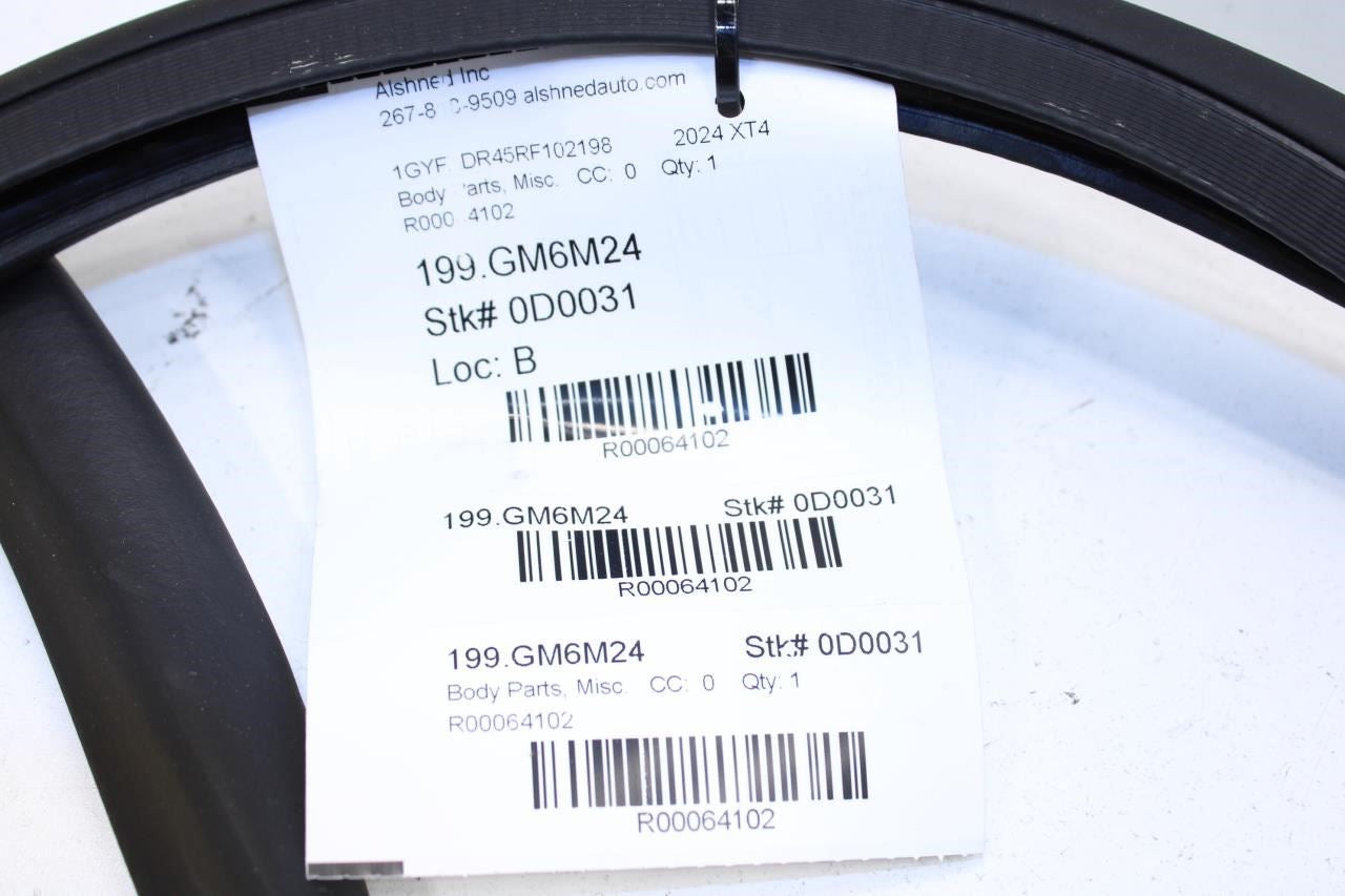 2019-2025 Cadillac XT4 Premium Rear Right Door Weatherstrip On Body 84234127 OEM - Alshned Auto Parts