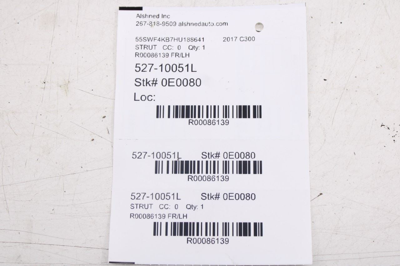 2015-23 Mercedes-Benz C300 4Matic 2.0L AWD Front Left Side Shock Strut Absorber12