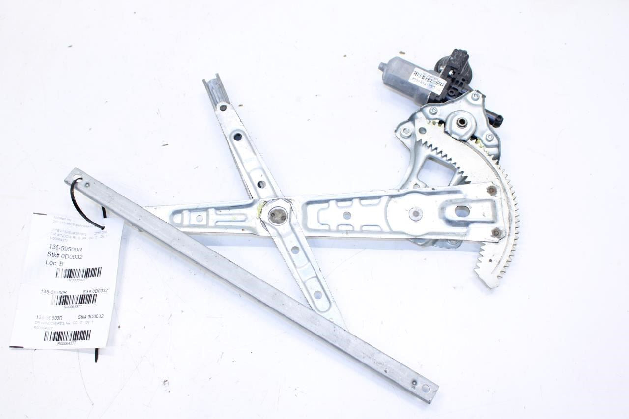 2014-23 Infiniti Q50 Luxe Rear Right Door Window Regulator w/ Motor 82720-4GA0B - Alshned Auto Parts