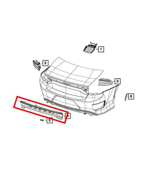 2015-2023 Dodge Charger GT AWD Rear Center Stop Light Lamp 68474280AA OEM *ReaD* - Alshned Auto Parts
