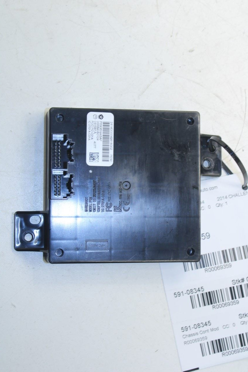 2011-2014 Dodge Challenger SXT Theft-Locking Keyless Entry Module 68065943AF OEM - Alshned Auto Parts