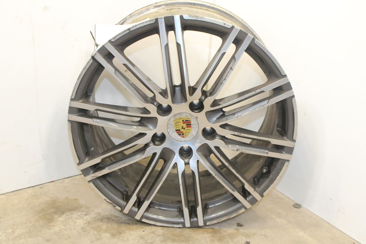 2014-16 Porsche Panamera 4 Front Wheel R20x9.5 5 Double Spoke 97036217807 *ReaD* - Alshned Auto Parts