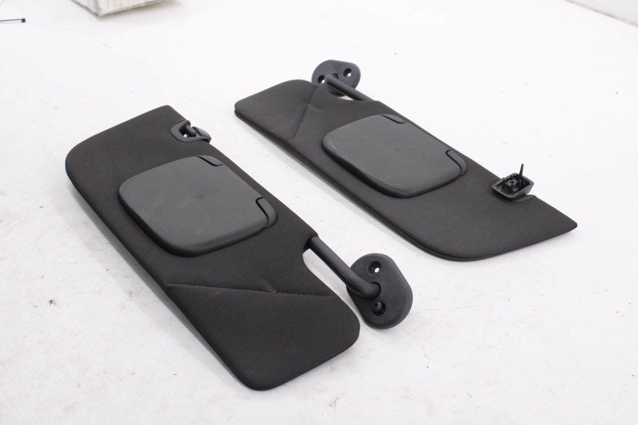 10-11 Ford Mustang Premium Conv V6 Front RH and LH Side Sun Visor Set w/ Mirror - Alshned Auto Parts