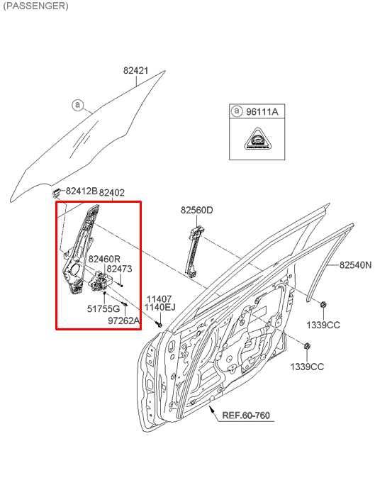 11-17 Hyundai Veloster Base Front RH Door Window Regulator w/ Motor 82402-2V000 - Alshned Auto Parts