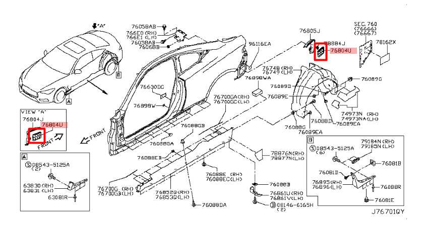 2014-22 Infiniti Q60 Luxe Rear Quarter Panel RH and LH Pressure Air Vent Grille - Alshned Auto Parts