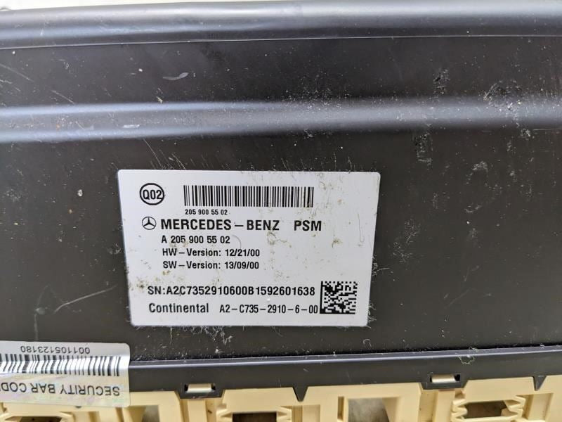 15-21 Mercedes-Benz C300 4Matic 2.0L Front Right Side Power Seat Control Module2