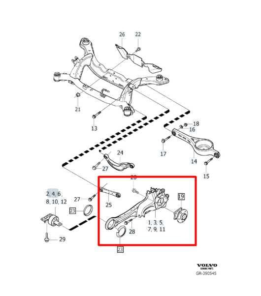 15-16 Volvo S60 T5 Premier FWD Rear Left Side Trailing Arm w Spindle Knuckle Hub - Alshned Auto Parts
