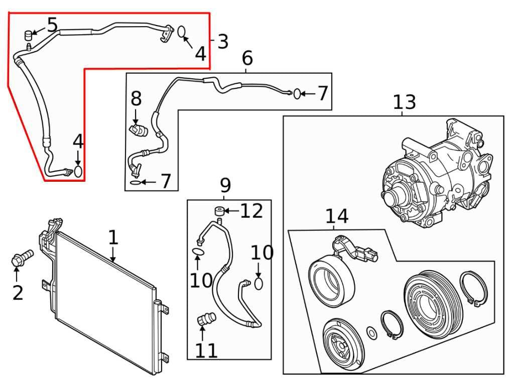 2022-2025 Mazda CX30 S 2.5L AWD AC Conditioning Suction Flexible Low Hose Tube - Alshned Auto Parts