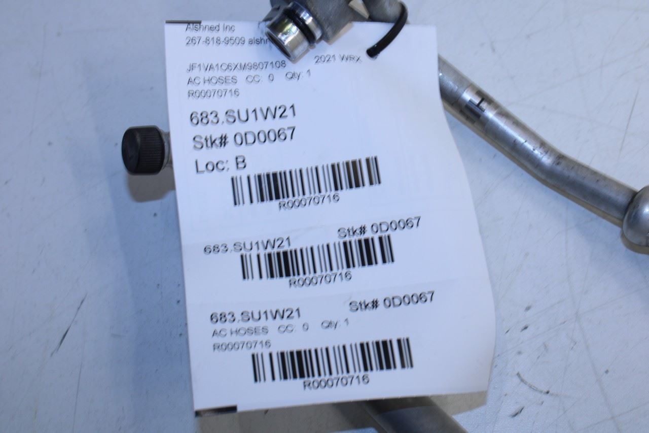 2021 Subaru WRX Premium 2.0L AC Conditioning Suction Hose Tube Pipe 73425VA090 - Alshned Auto Parts