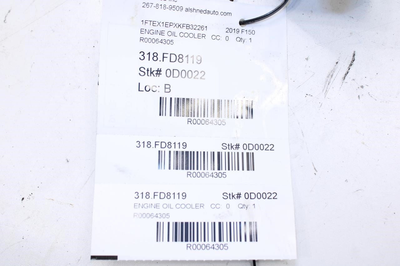 2015-2020 Ford F150 XL 2.7L turbo Engine Oil Cooler FL3E-6A642-AB OEM - Alshned Auto Parts
