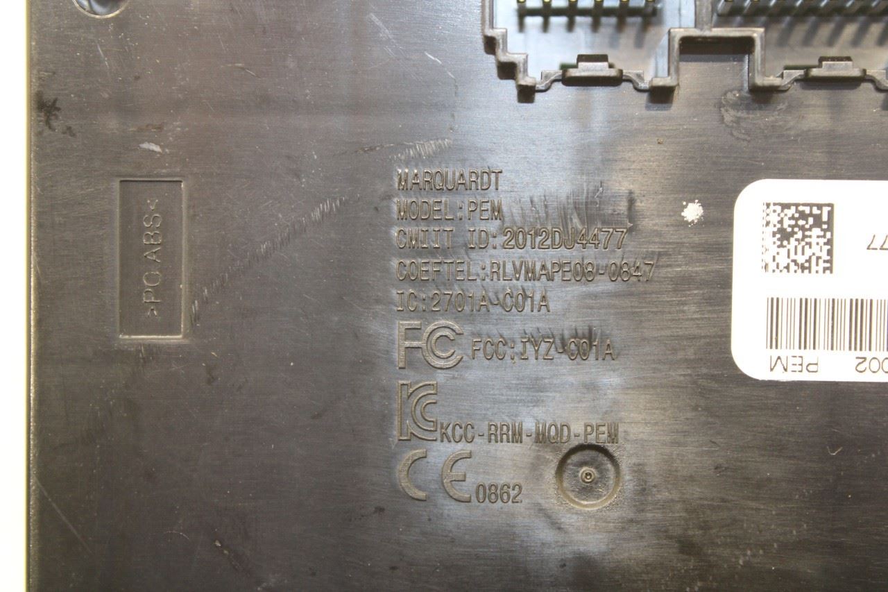 2011-2014 Dodge Challenger SXT Theft-Locking Keyless Entry Module 68065943AF OEM - Alshned Auto Parts