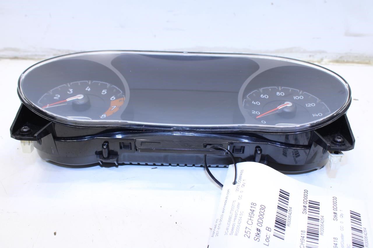 2018-2021 Jeep Compass Speed Gauge Instrument Cluster 95K Mileage 6QR57DX9AB OEM - Alshned Auto Parts