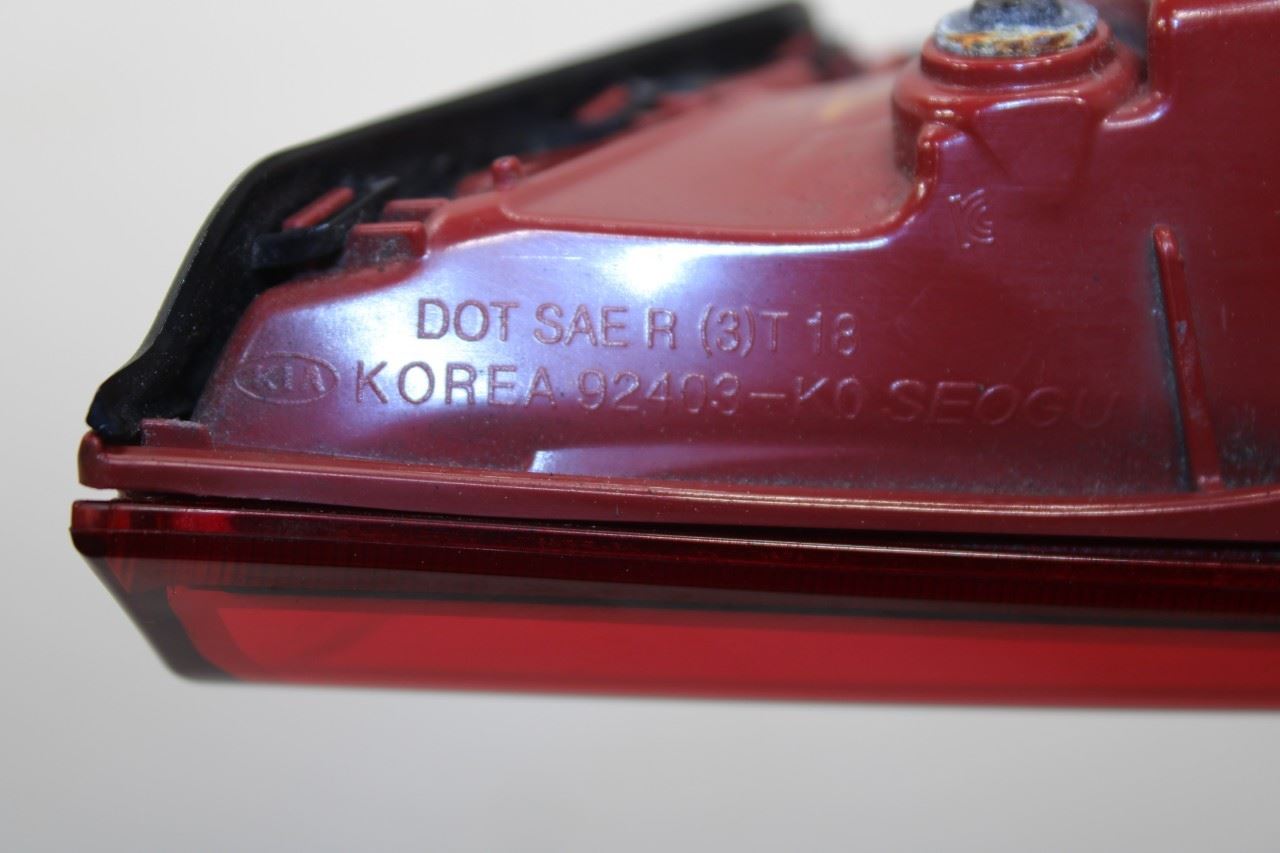 2020-2022 KIA Soul LX Rear Left Driver Side Inner Tail Light Lamp 92403-K0000 - Alshned Auto Parts