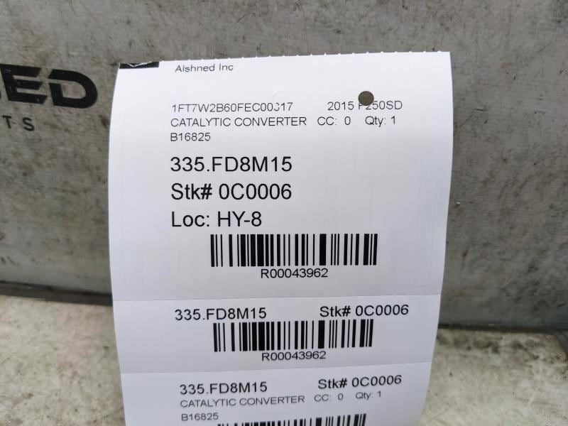 2011-2016 Ford F250 350 450 550 SD 6.2L 4x4 Exhaust System Pipe BC3Z-5F250-D OEM - Alshned Auto Parts