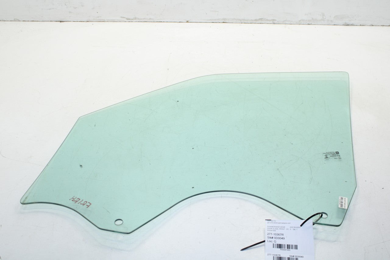 2019-2025 Chevrolet Blazer 2LT Front Right Side Door Window Glass 84955048 OEM - Alshned Auto Parts