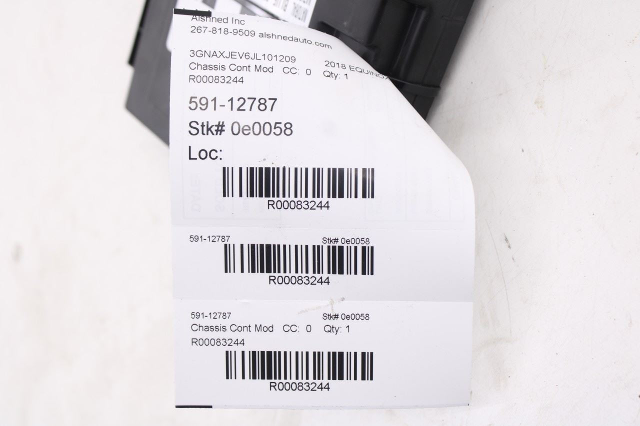 2018-2020 Chevrolet Equinox LT Body Computer Control Module BCM BCU 13517057 OEM12