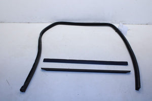 99-16 Ford F250 Lariat Crew Cab Rear Right Door Run Channel w/ Weatherstrip Set