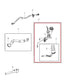 2019-2025 RAM 1500 Big Horn 5.7L Fuel Filler Neck Hose Tube Pipe 52029841AI OEM - Alshned Auto Parts
