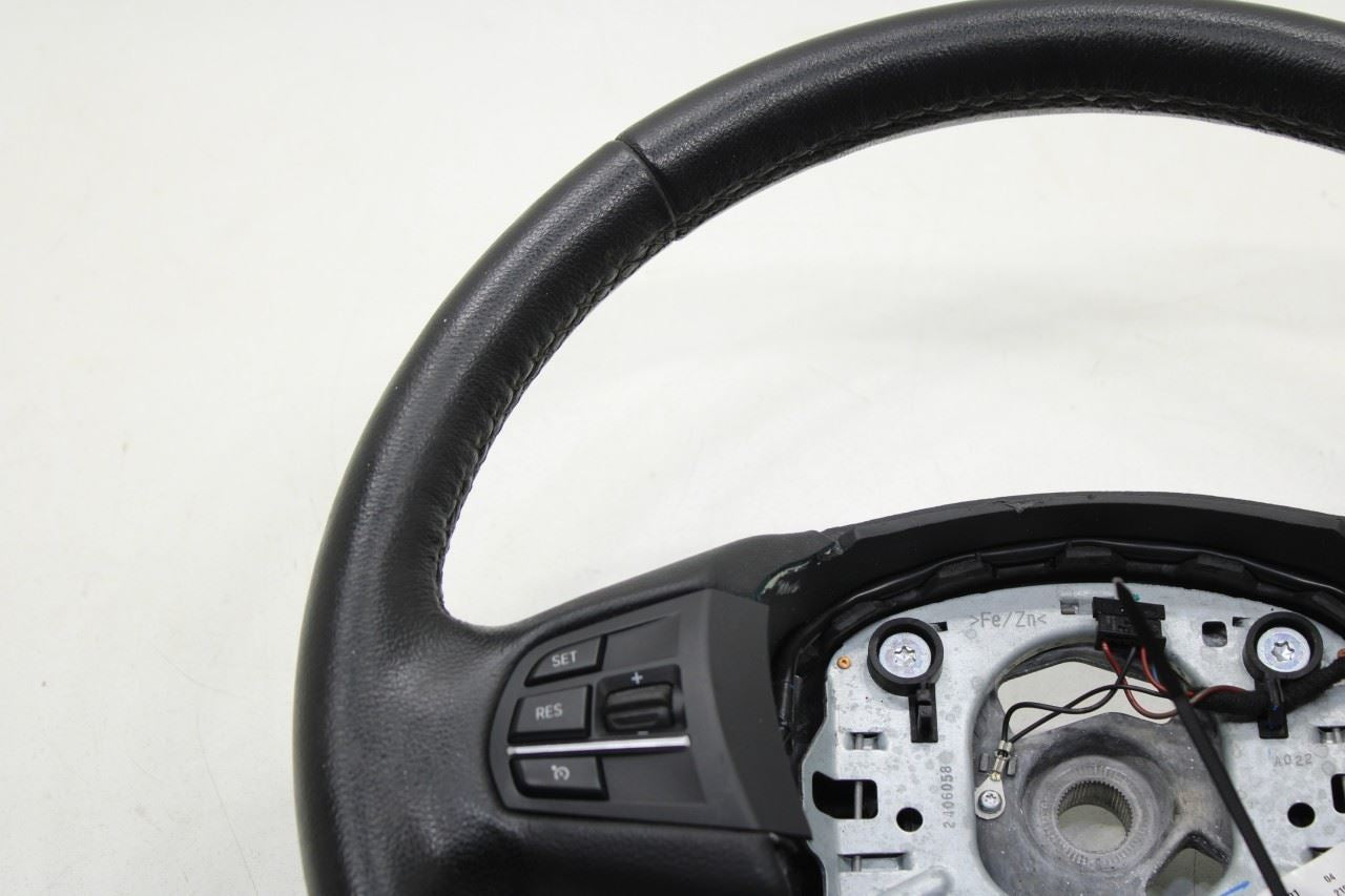 14-18 BMW X5 xDrive35i 3.0L AWD Steering Wheel Leather w/ Control Buttons *ReaD* - Alshned Auto Parts