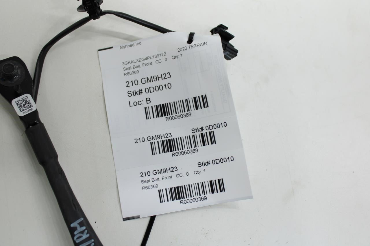 2018-24 GMC Terrain Denali Front Passenger RH Side Seat Belt Buckle 84606857 OEM - Alshned Auto Parts