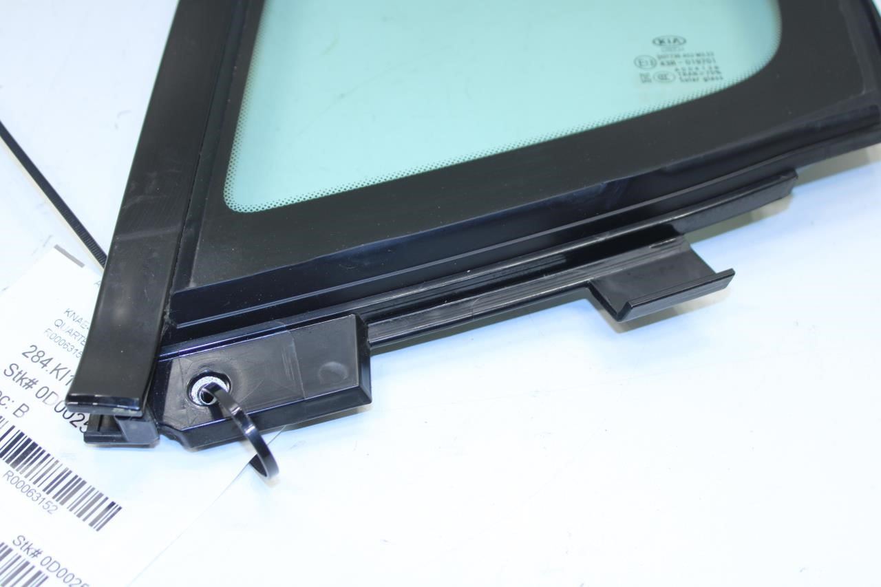 2018-2023 Kia Stinger GT1 Rear Left Door Window Fixed Vent Glass 83570J5510 OEM - Alshned Auto Parts