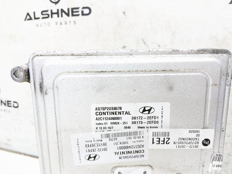 16-18 Hyundai Elantra SE 2.0L Engine Computer Control Module ECU ECM 39173-2EFE0 - Alshned Auto Parts