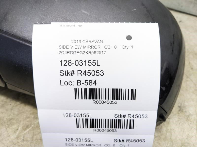 08-20 Dodge Grand Caravan GT 3.6L Front LH Side Rear View Mirror 1AB73TZZAM OEM16