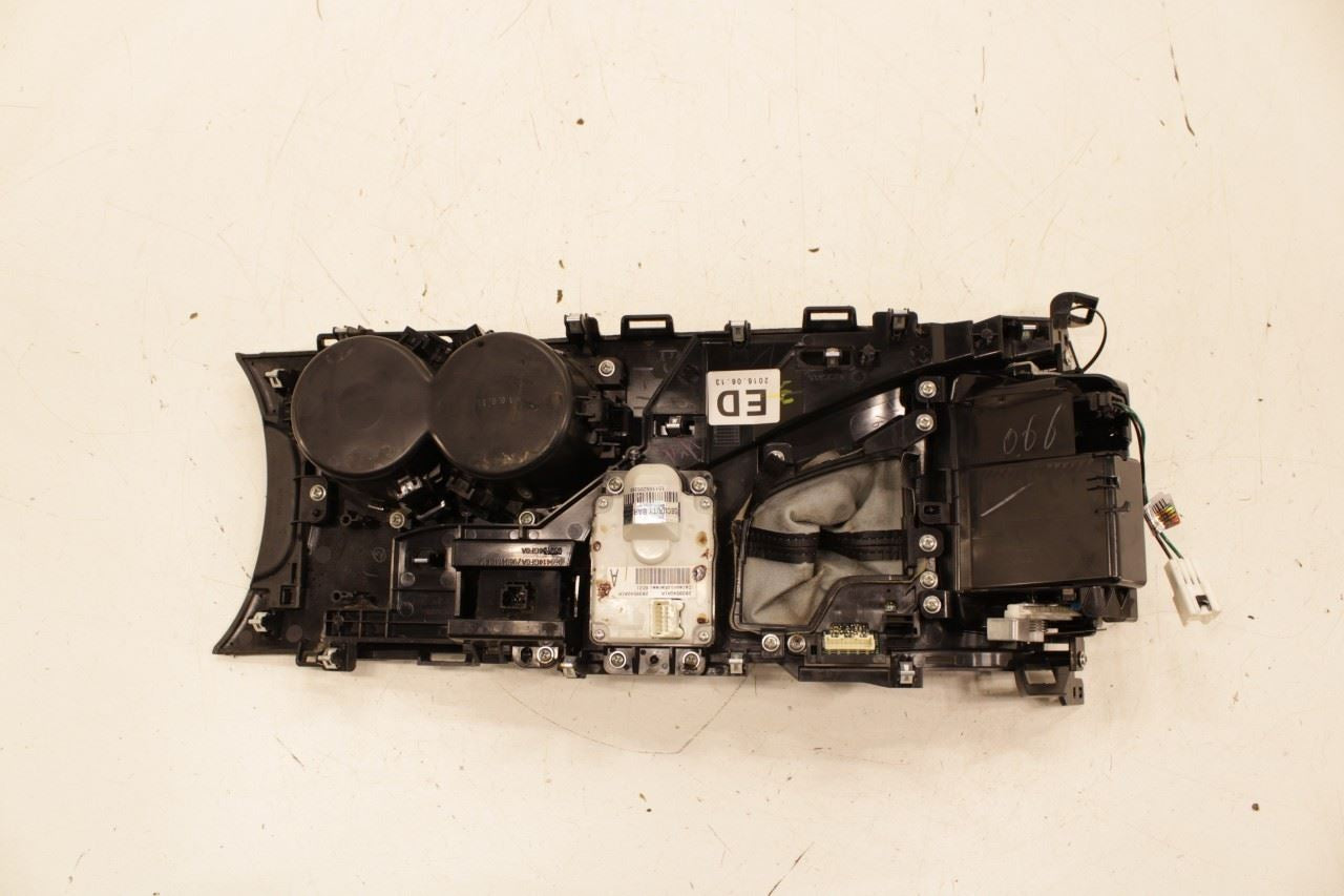 15-17 Infiniti Q50 Premium Front Center Console Shifter Bezel Trim w/ Cup Holder - Alshned Auto Parts