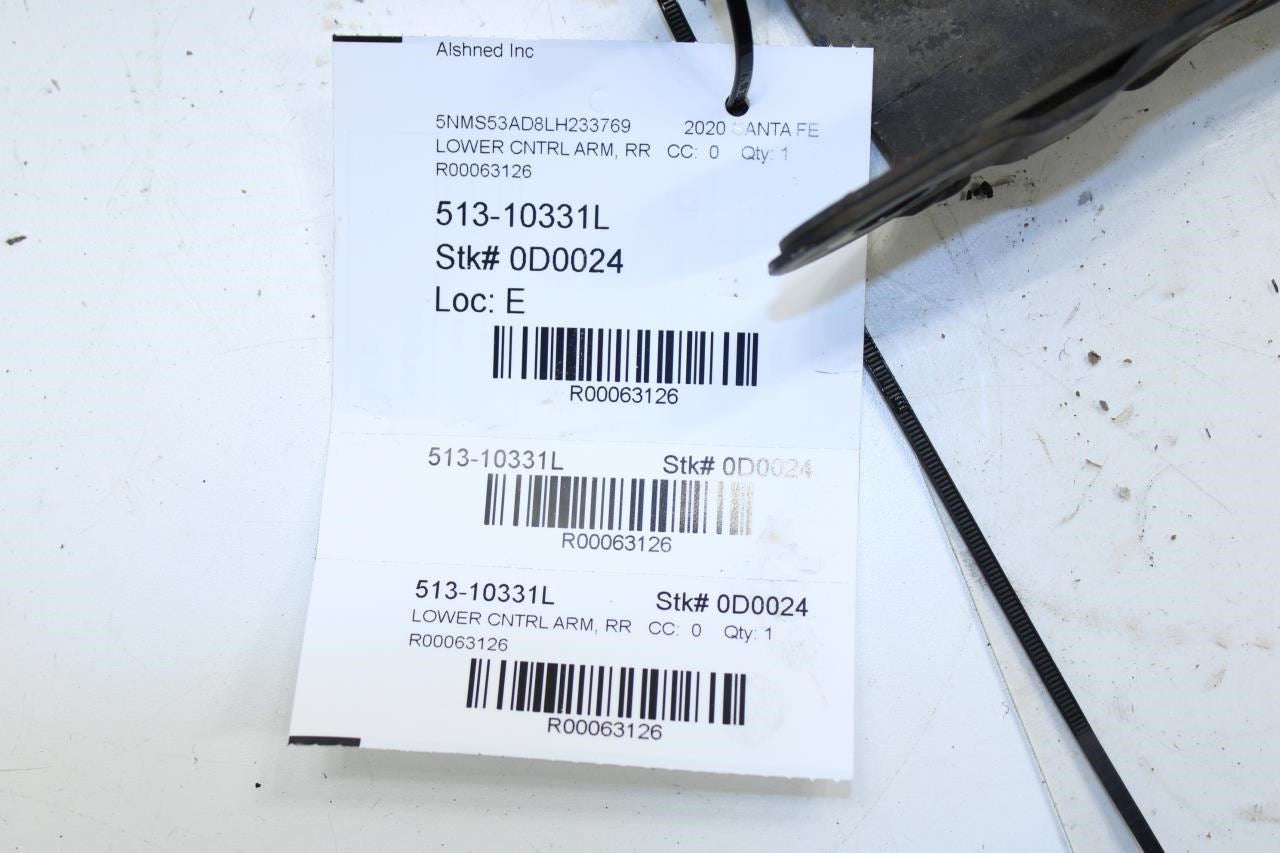 2019-2020 Hyundai Santa Fe Limited Rear Left Lower Control Arm 55210-S1051 OEM - Alshned Auto Parts