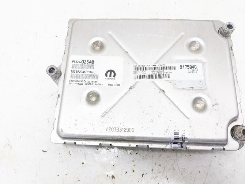 16-17 Jeep Grand Cherokee Engine Computer Control Module ECU ECM 68243326AB OEM - Alshned Auto Parts