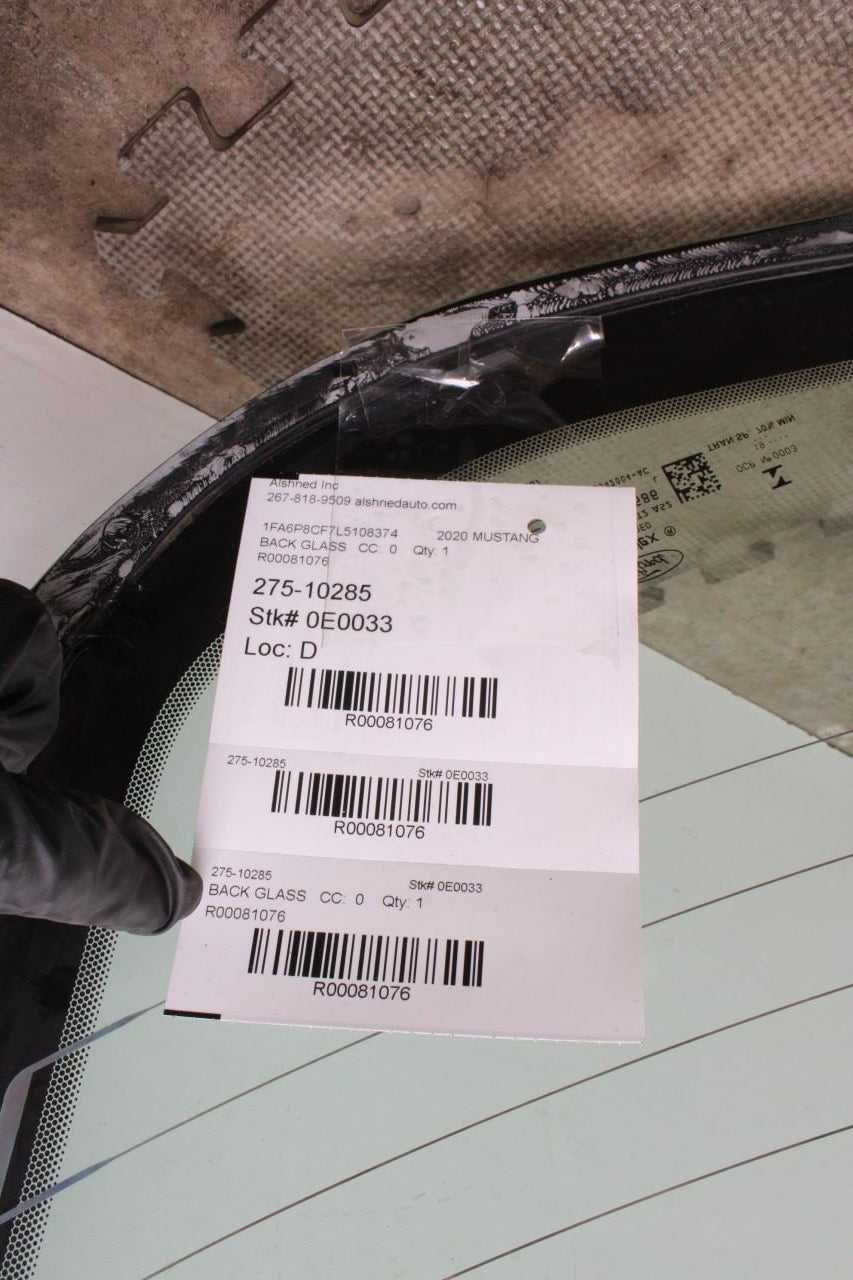 2015-2023 Ford Mustang GT Coupe Rear Back Window Glass JR3Z-6342006-A OEM8