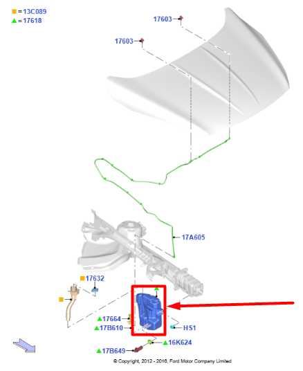 2013-2014 Ford Escape Windshield Washer Reservoir Bottle CJ54-17B613-AC OEM - Alshned Auto Parts