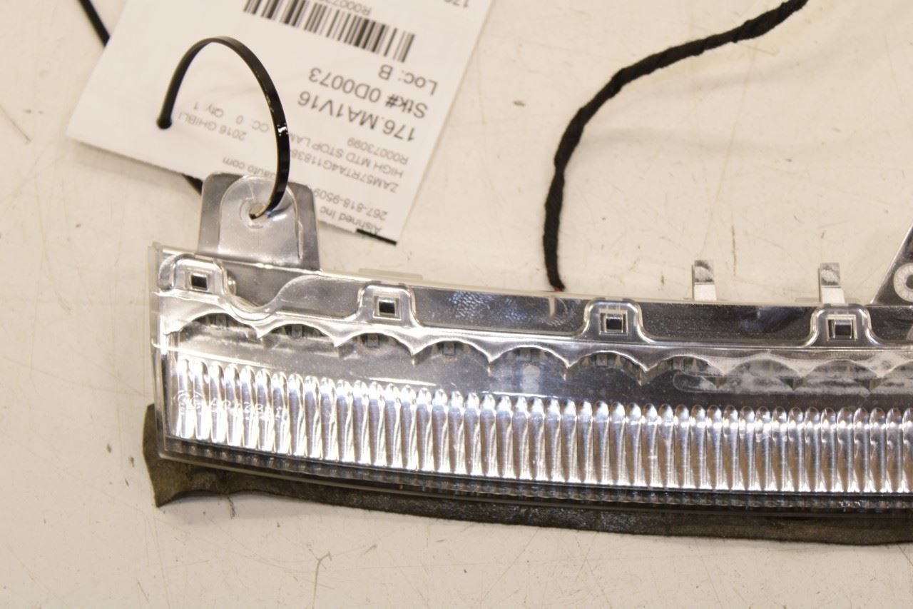 2014-2021 Maserati Ghibli S Q4 3.0L AWD Rear Center Third Brake Stop Light Lamp - Alshned Auto Parts