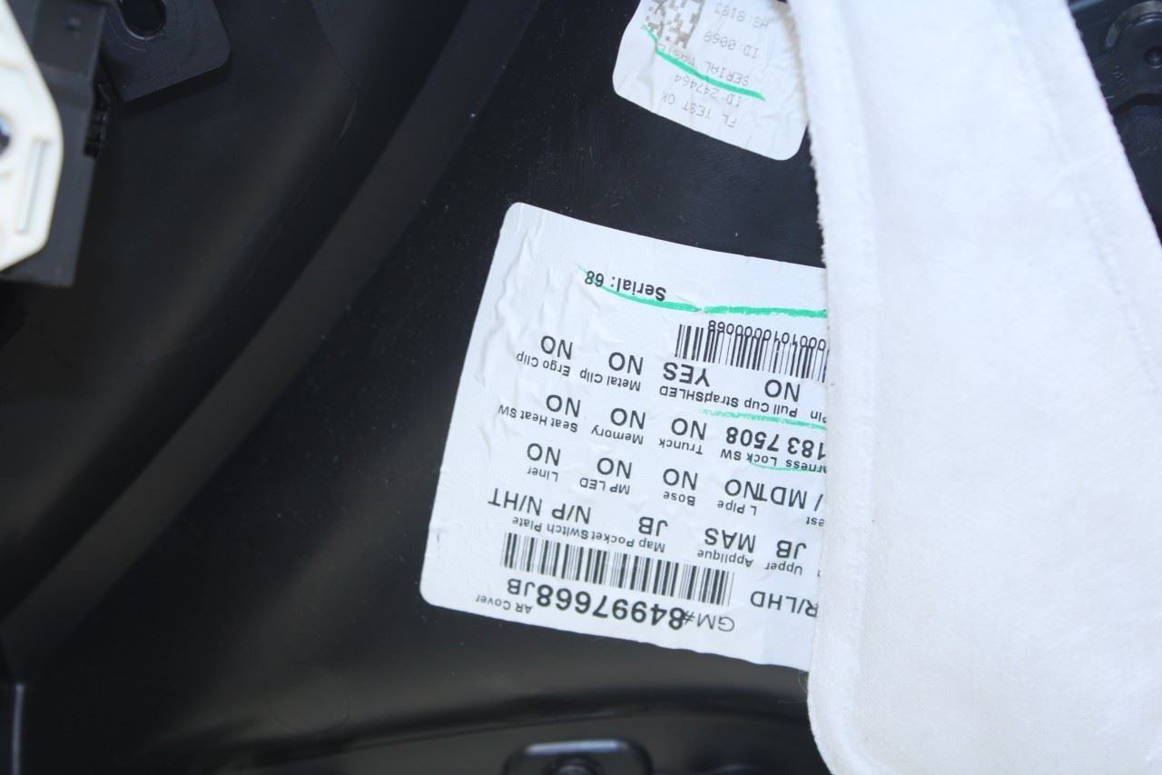 2019-2022 Chevrolet Blazer 2LT Front Left Driver Side Door Trim Panel 84997668 - Alshned Auto Parts